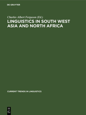 cover image of Linguistics in South West Asia and North Africa